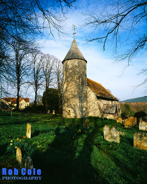 The church of St Peter in Southease
