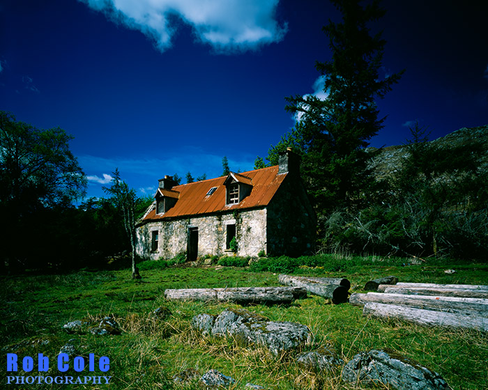 An abandoned croft on the Heights of Kinlochewe